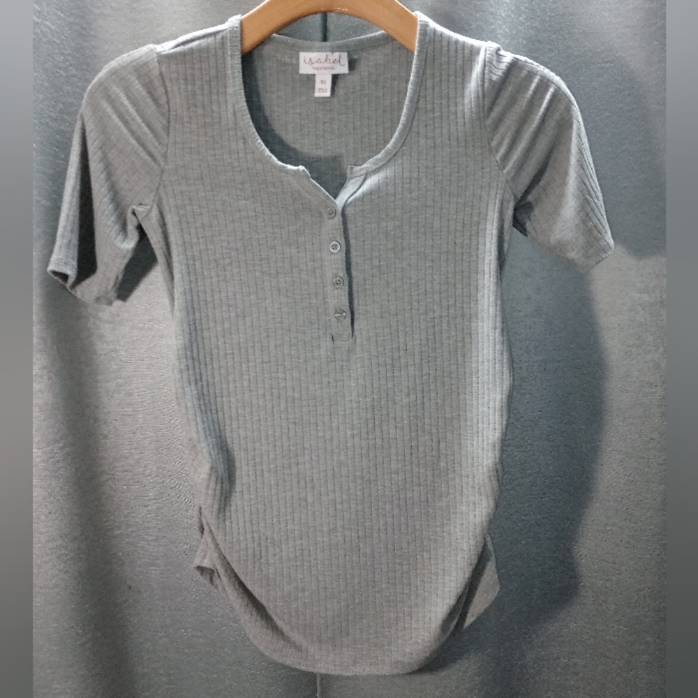 New Grey Maternity Top